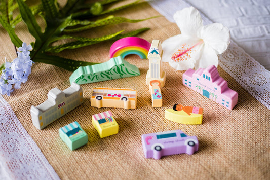 ALOHALAND Wooden Blocks