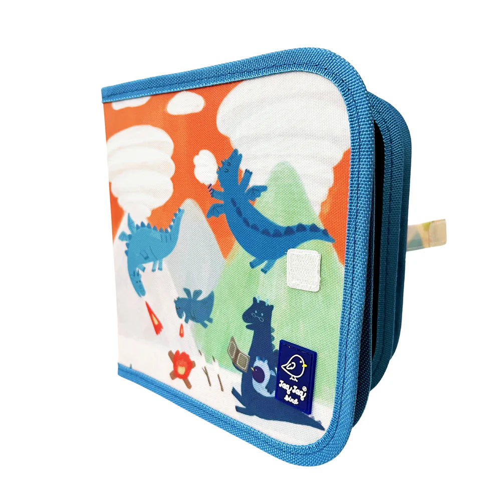 Dragons + Clouds Reusable Dry Erase, Wipe Clean Activity Book
