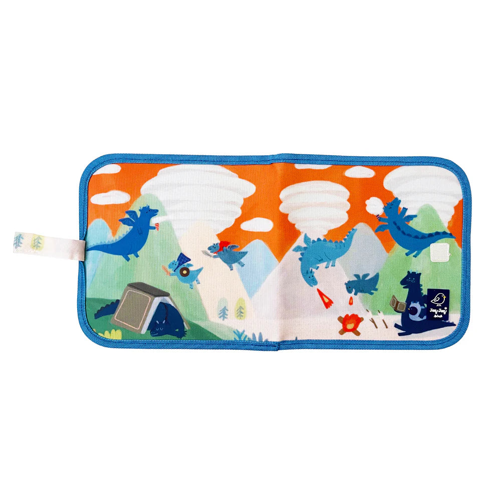Dragons + Clouds Reusable Dry Erase, Wipe Clean Activity Book