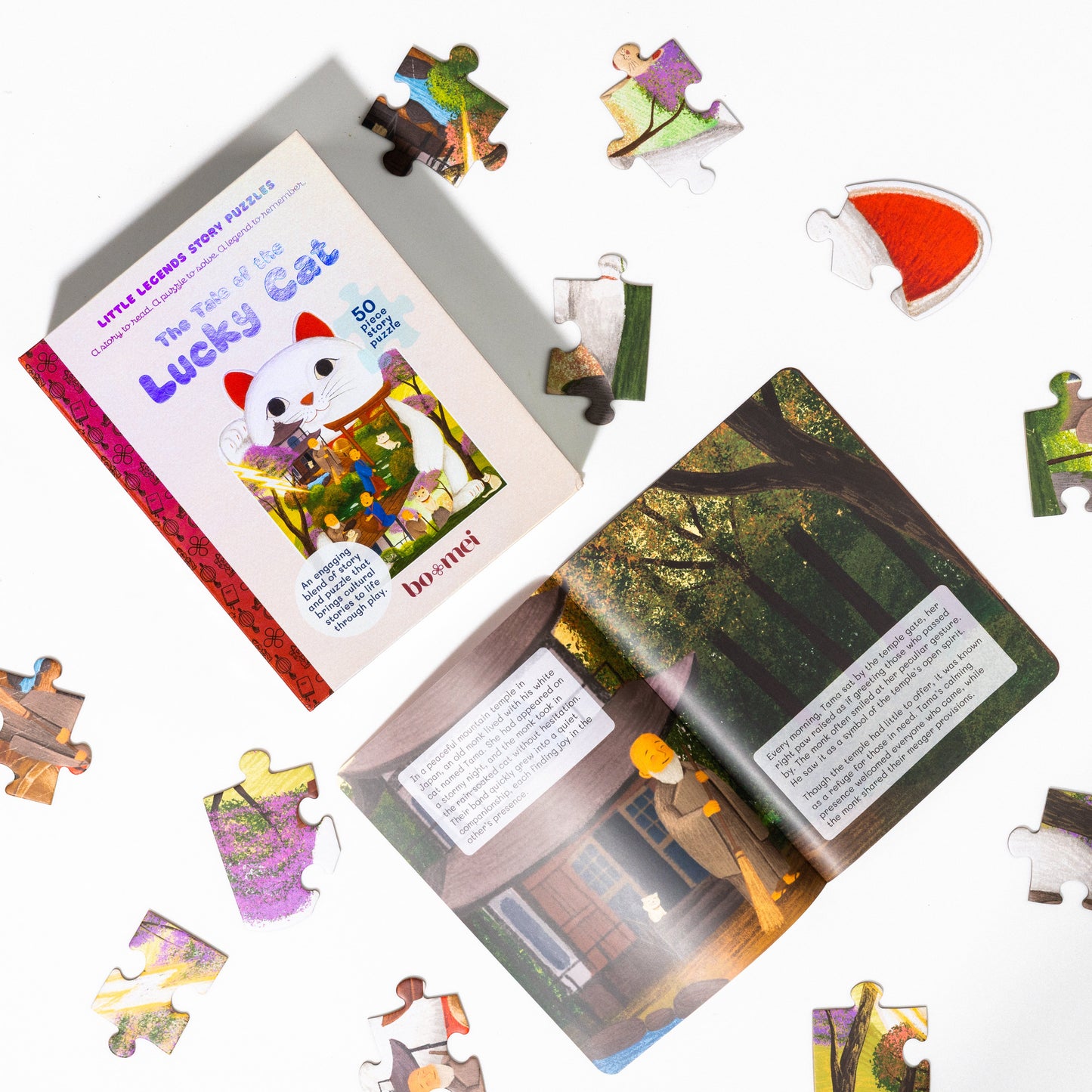 The Tale of the Lucky Cat — Story Puzzle