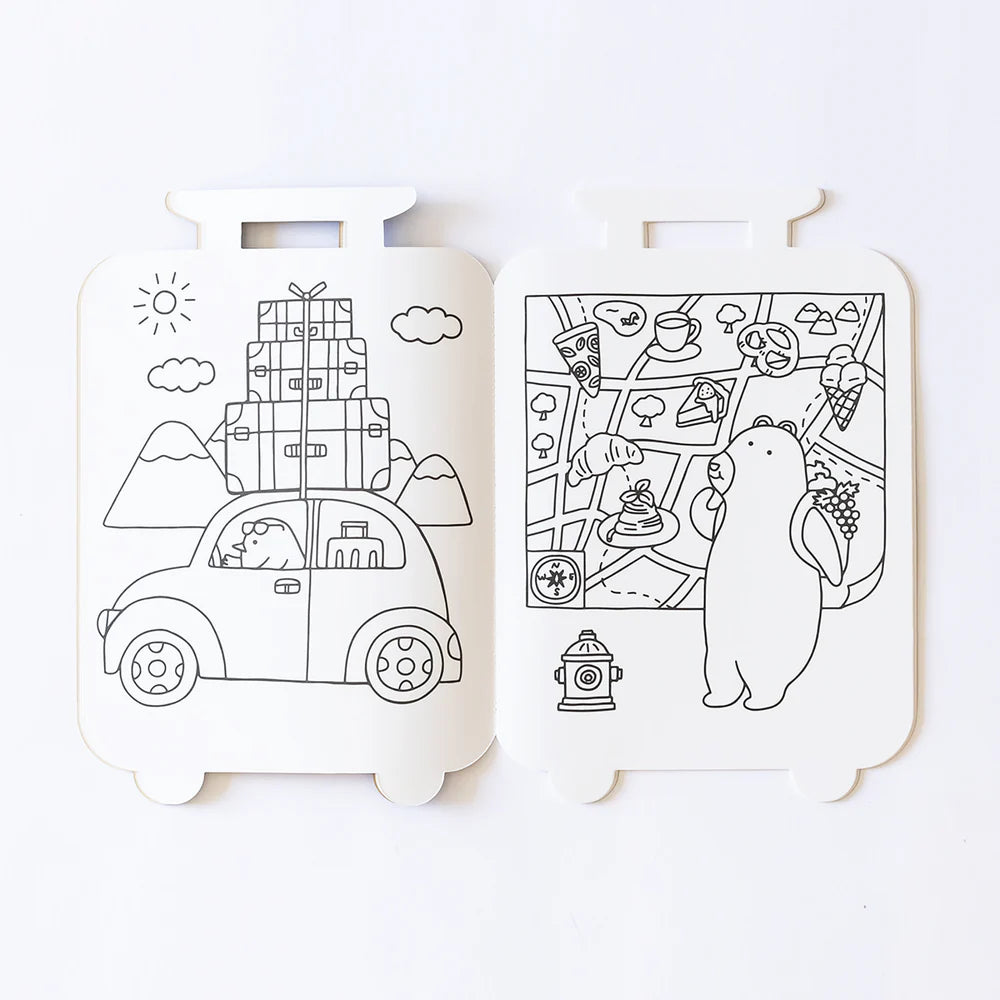 Suitcase Shaped Giant Coloring Book