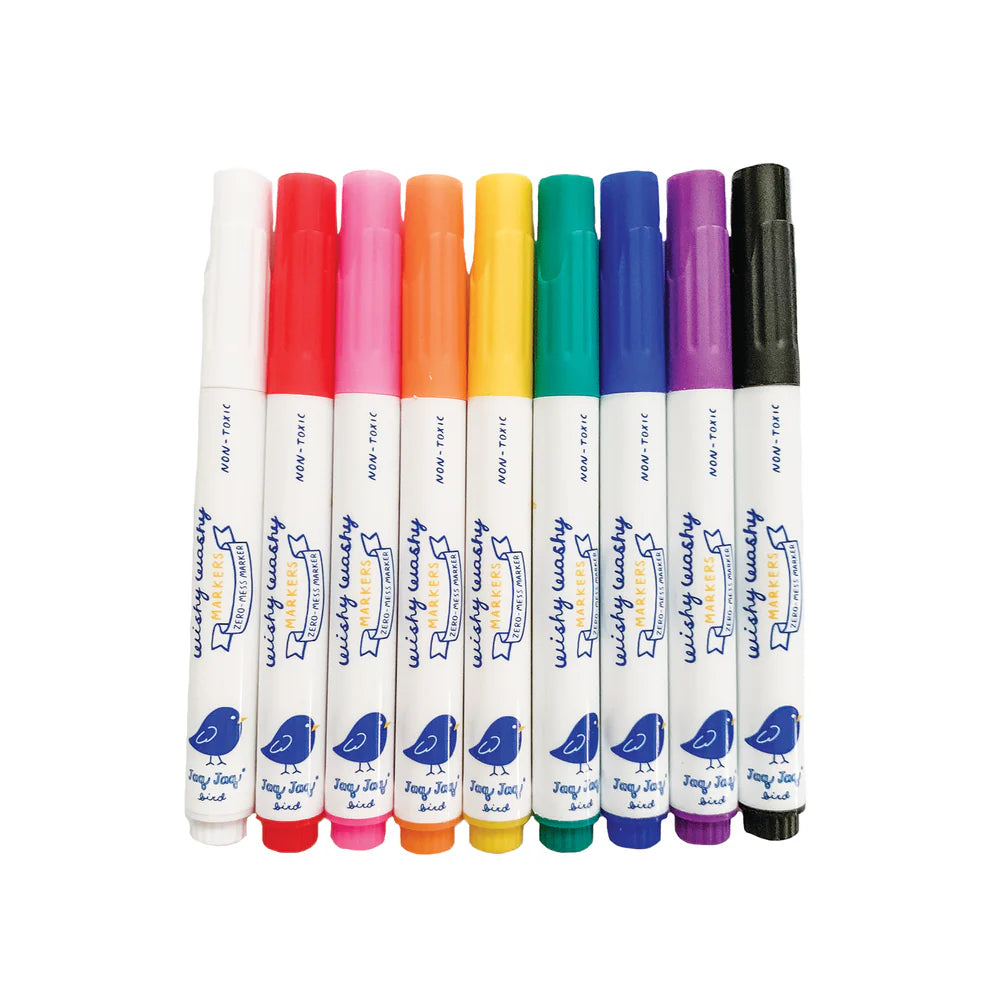 Washable Dry Erase and Window Markers 9 pcs