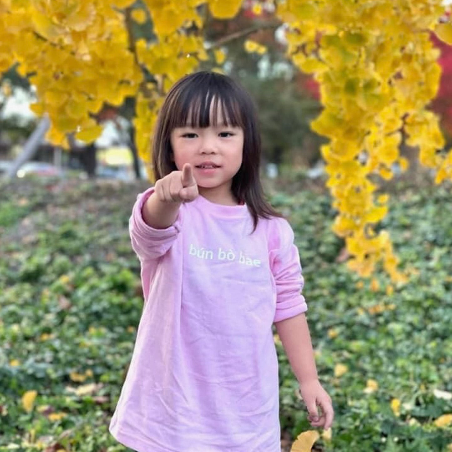 Bun Bo Bae Long Sleeve Shirt (Toddler)