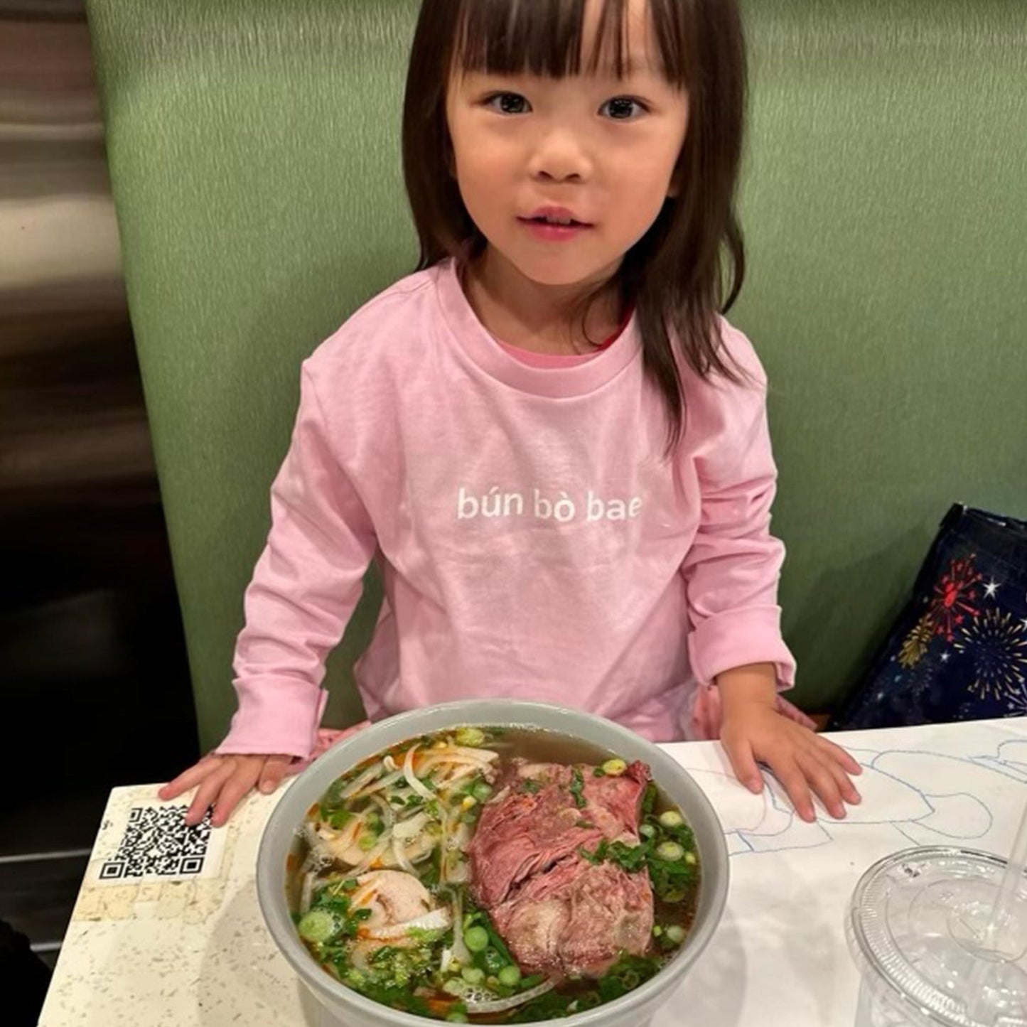 Bun Bo Bae Long Sleeve Shirt (Toddler)