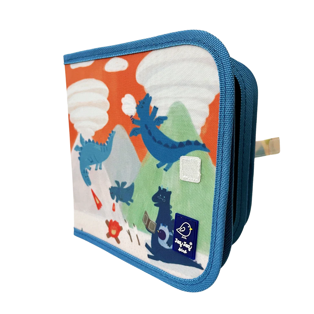 Dragons + Clouds Reusable Dry Erase, Wipe Clean Activity Book