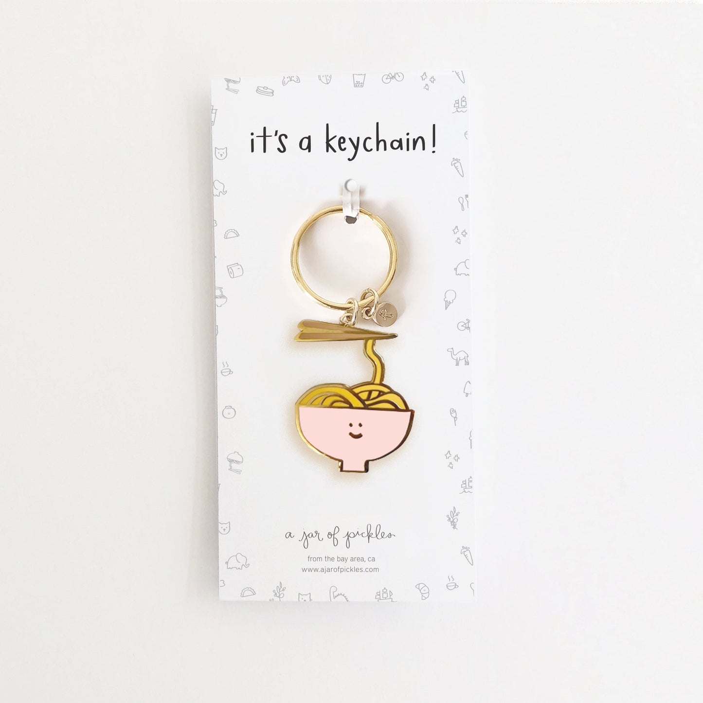 Noodle Bowl Keychain