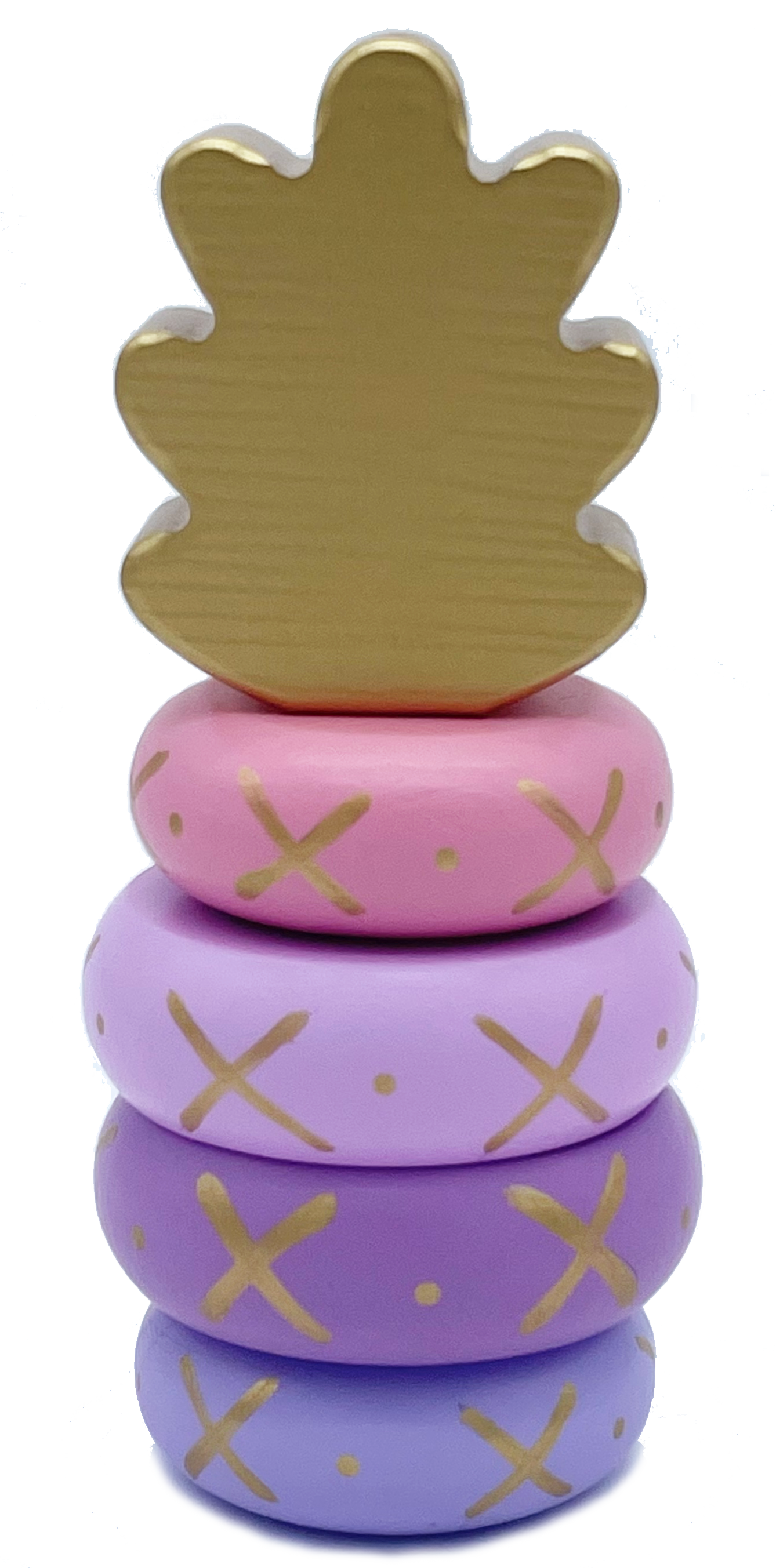 Pink Pineapple Stacking Toy
