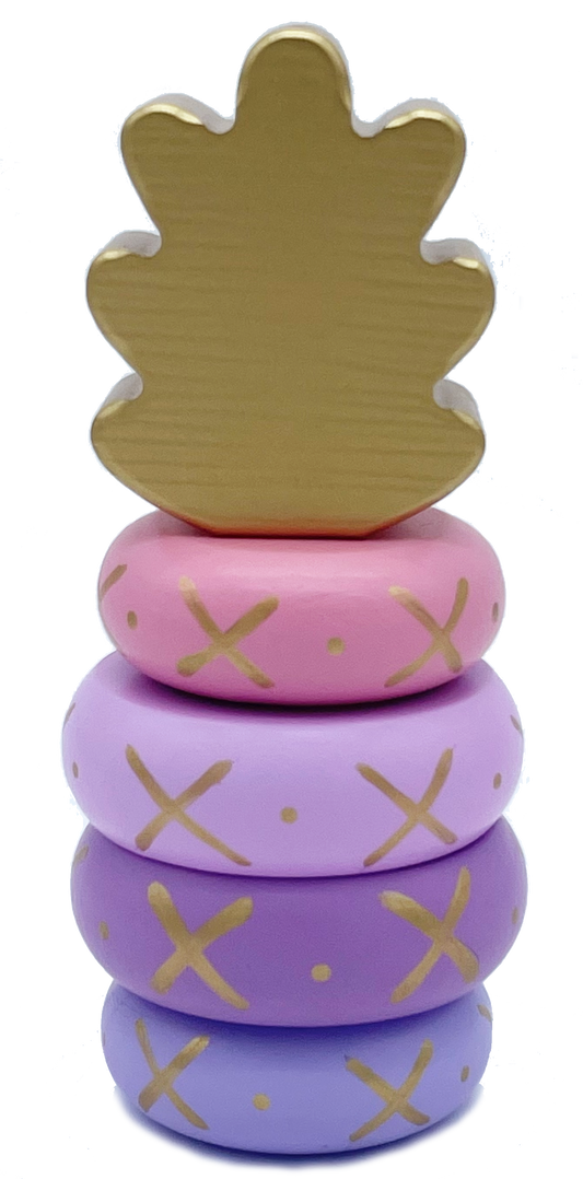 Pink Pineapple Stacking Toy