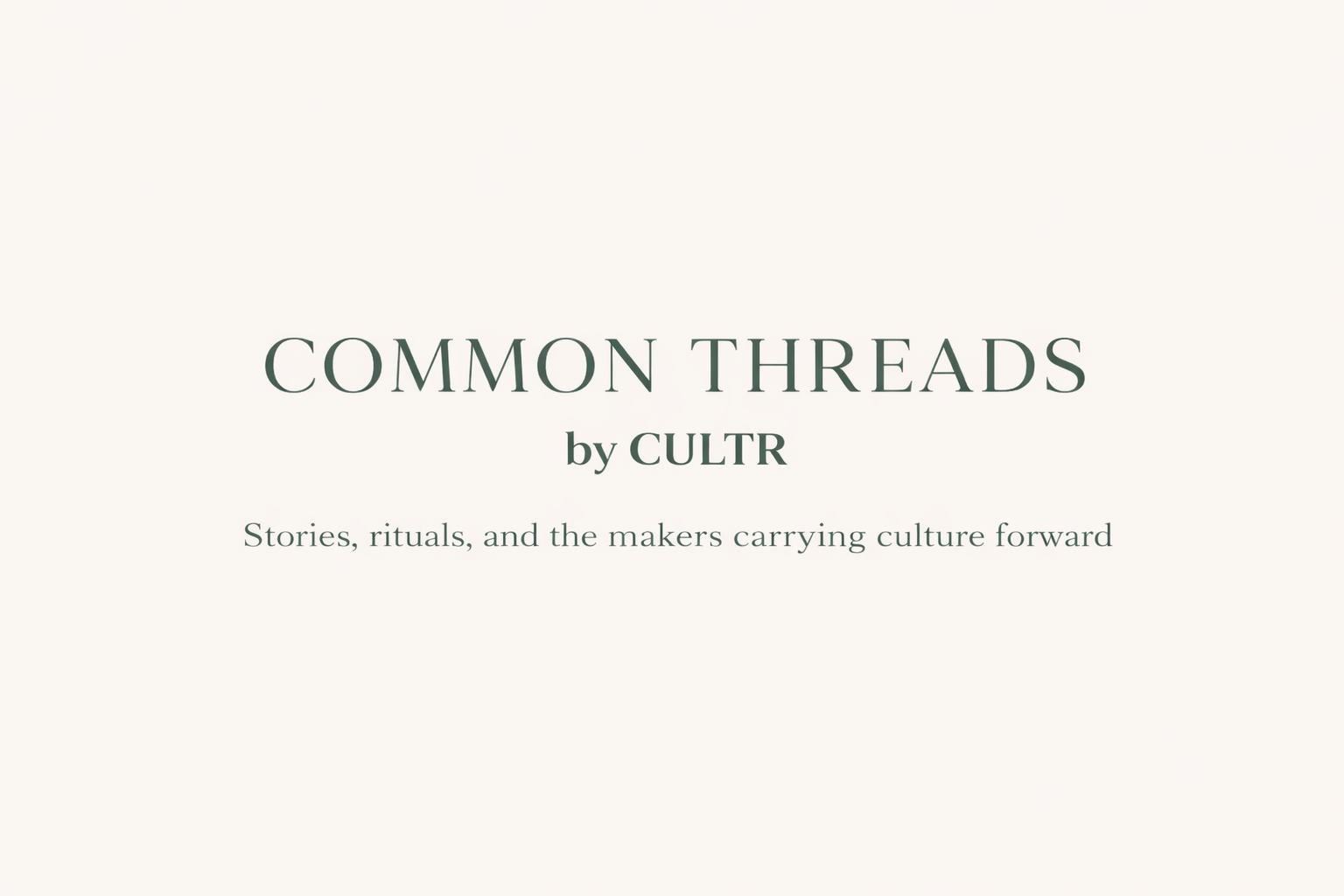 Common Threads