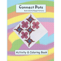 Connect Dots and Build Colorful Rangoli Patterns - Paperback - Cultr. by Created for Culture asianowned aapimarketplace asianownedkids asianownedkidsproducts asianownedbrands
