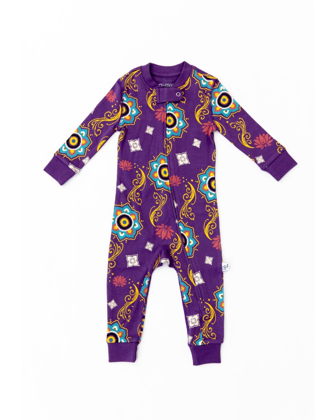 Baby Sleeper – Purple Rangoli - Cultr. by Created for Culture asianowned aapimarketplace asianownedkids asianownedkidsproducts asianownedbrands