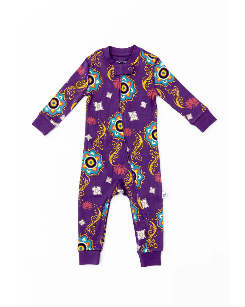 Baby Sleeper – Purple Rangoli