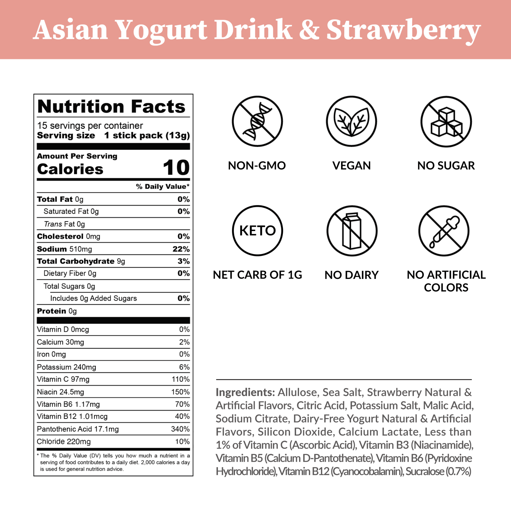 Yogurt Drink & Strawberry Electrolytes - Zero Sugar - Cultr. by Created for Culture asianowned aapimarketplace asianownedkids asianownedkidsproducts asianownedbrands