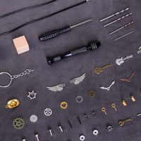 DIY Timberbot Kit – Build 2 Wooden Robots, Make Keychains & Necklaces