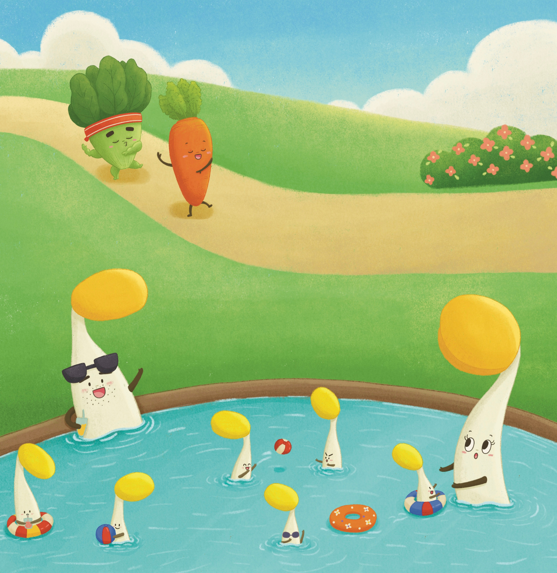 Rainbow Bibimbap 무지개 비빔밥