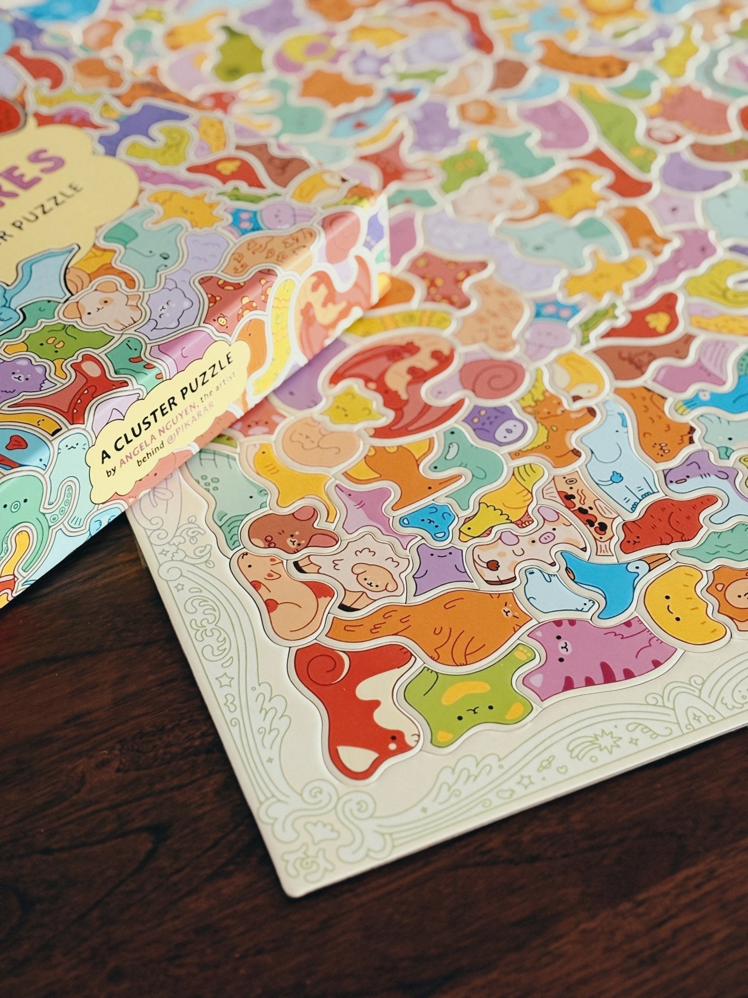 Kawaii Creatures Cute Cluster Puzzle (signed) - Cultr. by Created for Culture Pikarar #aapimarketplace# #asianownedproduct#