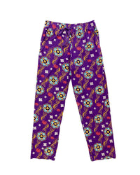 Adult Unisex Pajama Pants – Purple Rangoli - Cultr. by Created for Culture asianowned aapimarketplace asianownedkids asianownedkidsproducts asianownedbrands