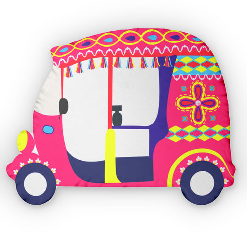 Pink Autos Custom - Shaped Pillow - Cultr. by Created for Culture asianowned aapimarketplace asianownedkids asianownedkidsproducts asianownedbrands