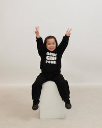 Asian Girl Power Bubble Sweatshirt