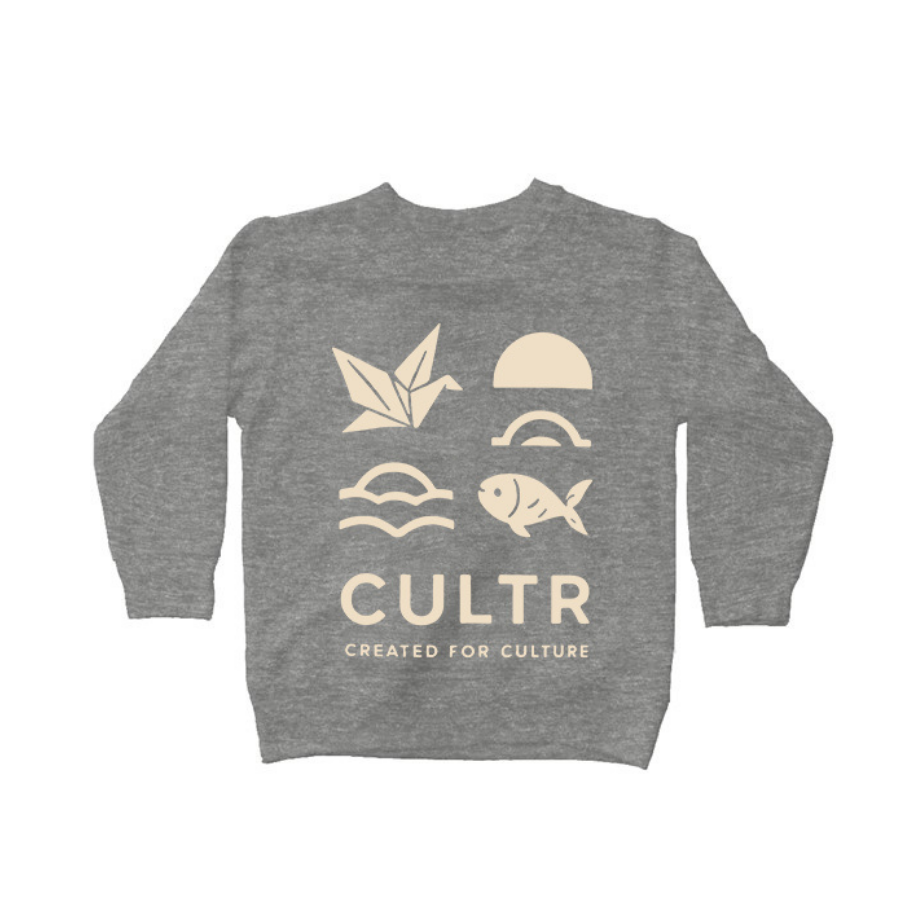 CULTR Kids Icons Fleece Crewneck