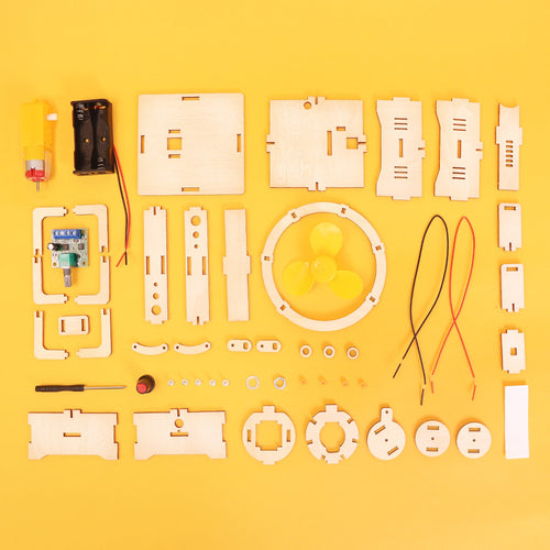Variable Speed Oscillating Fan DIY Kit, Educational STEM Toy