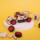 Steering Remote-Controlled Car DIY Kit, Educational STEM Toy