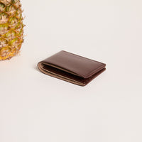 Pineapple Bifold Wallet (Dark Brown)