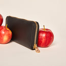 Gala Long Wallet (Black / Lipstick Red)