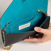 Gala Clutch / Wallet-on-Chain (Black)