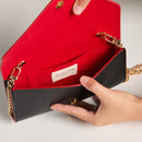 Gala Clutch / Wallet-on-Chain (Black)