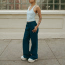 Laba Patch Denim Flared Pants