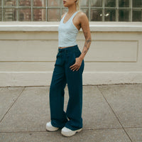 Laba Patch Denim Flared Pants