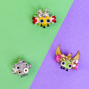 Handcrafted Wooden Bot Necklace, Keychain, or Mini Decor