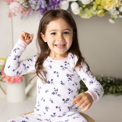 Two Piece Pajamas in Sweet Magnolia - Cultr. by Created for Culture asianowned aapimarketplace asianownedkids asianownedkidsproducts asianownedbrands