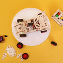 Steering Remote-Controlled Car DIY Kit, Educational STEM Toy