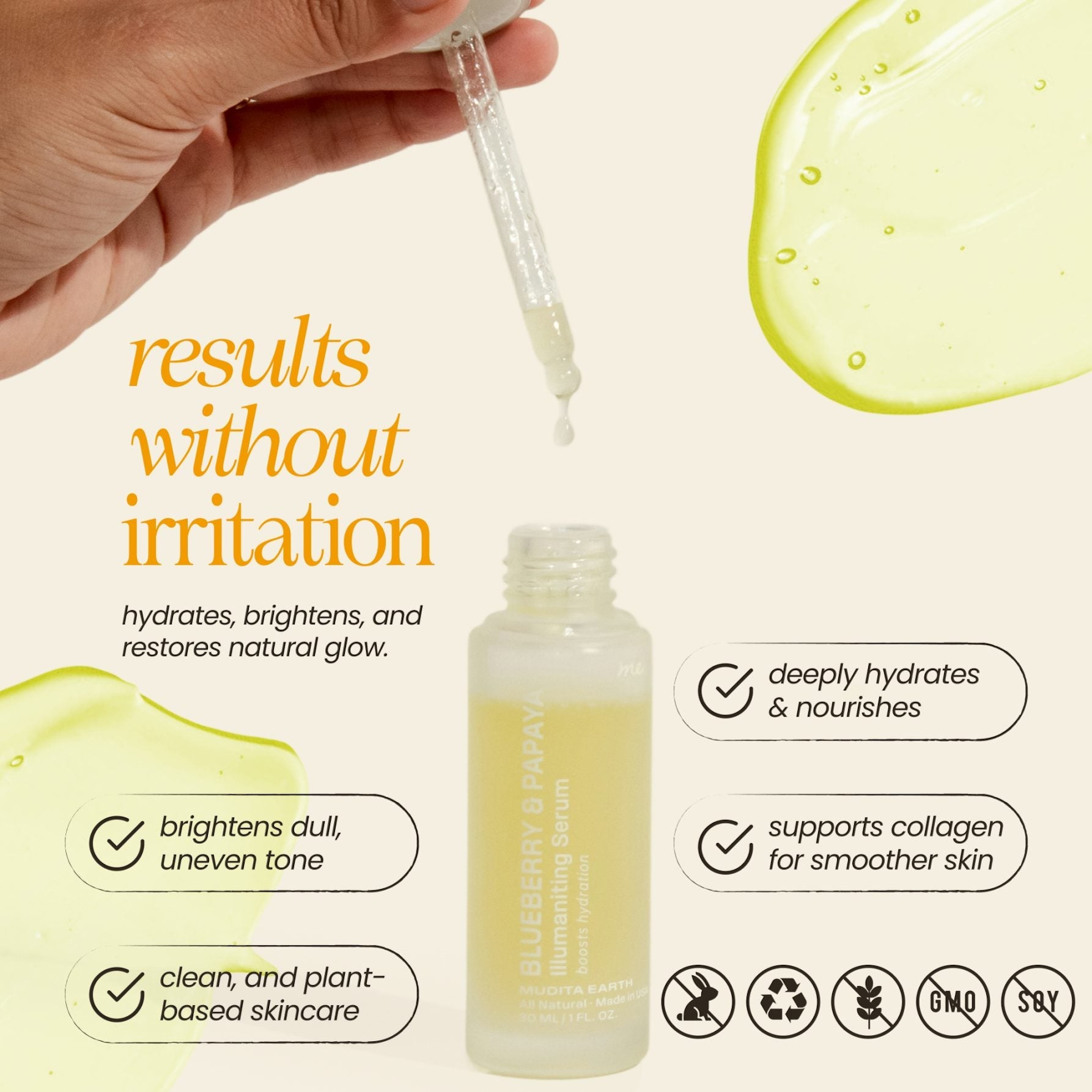 Blueberry & Papaya Illuminating Serum - Cultr. by Created for Culture asianowned aapimarketplace asianownedkids asianownedkidsproducts asianownedbrands