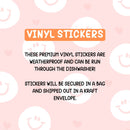 The Sticks - Asian Tarot Card Vinyl Sticker