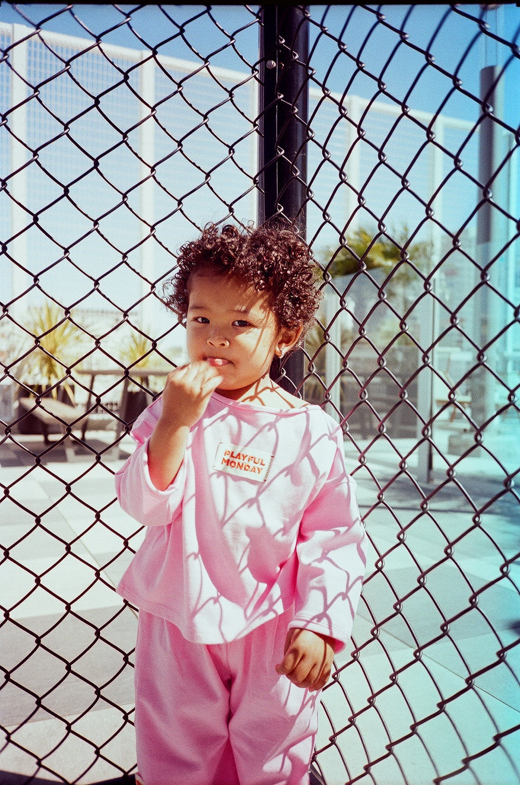 ☀️ Organic Play Set — Long Sleeve + Pants in Pink