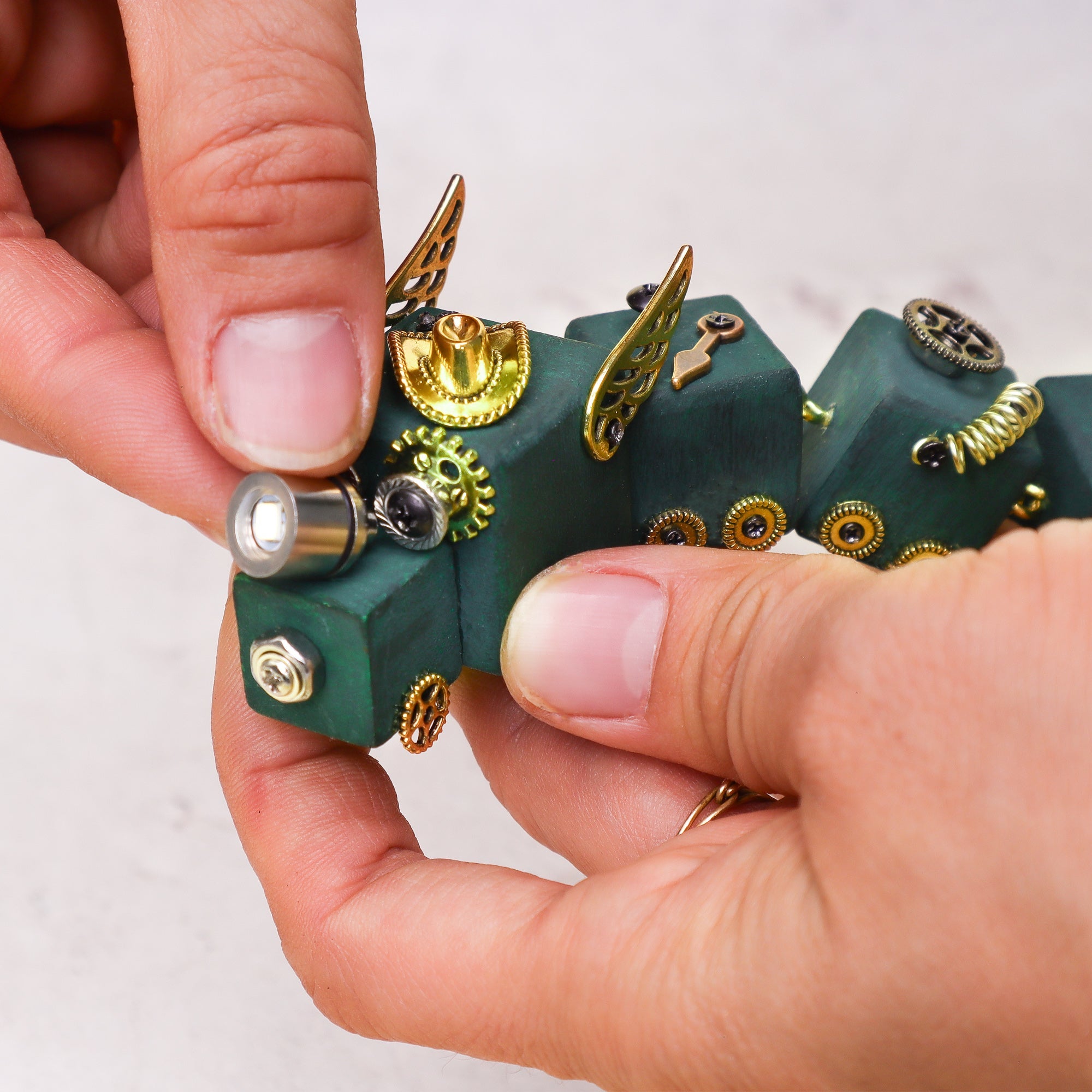 DIY Timber Train Kit – Build a Wooden Train with LED Light, Fun Accessories, Home and Office Décor