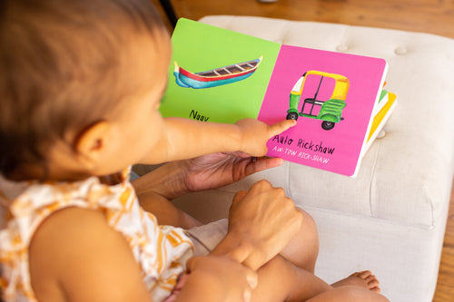 My First Hindi Words! Things That Go!  (Board Book)
