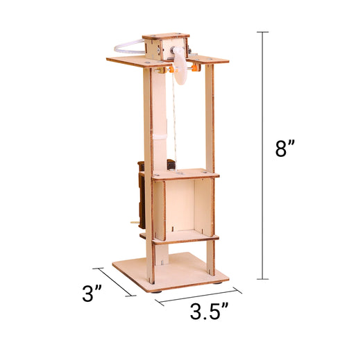 Electric Elevator DIY Kit, Educational STEM Toy