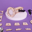 Hand-Crank Flashlight DIY Kit, Educational STEM Toy