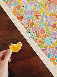 Kawaii Creatures Cute Cluster Puzzle (signed) - Cultr. by Created for Culture Pikarar #aapimarketplace# #asianownedproduct#