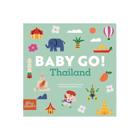 Baby Go! Thailand - Board Book - Cultr. by Created for Culture asianowned aapimarketplace asianownedkids asianownedkidsproducts asianownedbrands