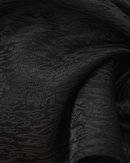 Huan Brocade Foldable Fan Pink/Black