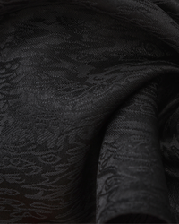 Huan Brocade Foldable Fan Pink/Black