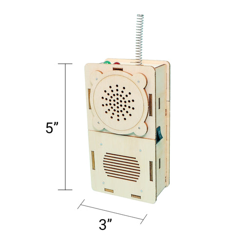 Build & Learn Walkie Talkie STEM Kit (Set of 2) – Hands-On Electronics