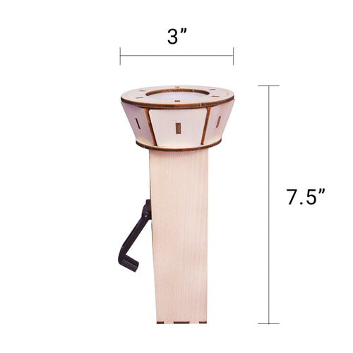 Hand-Crank Flashlight DIY Kit, Educational STEM Toy