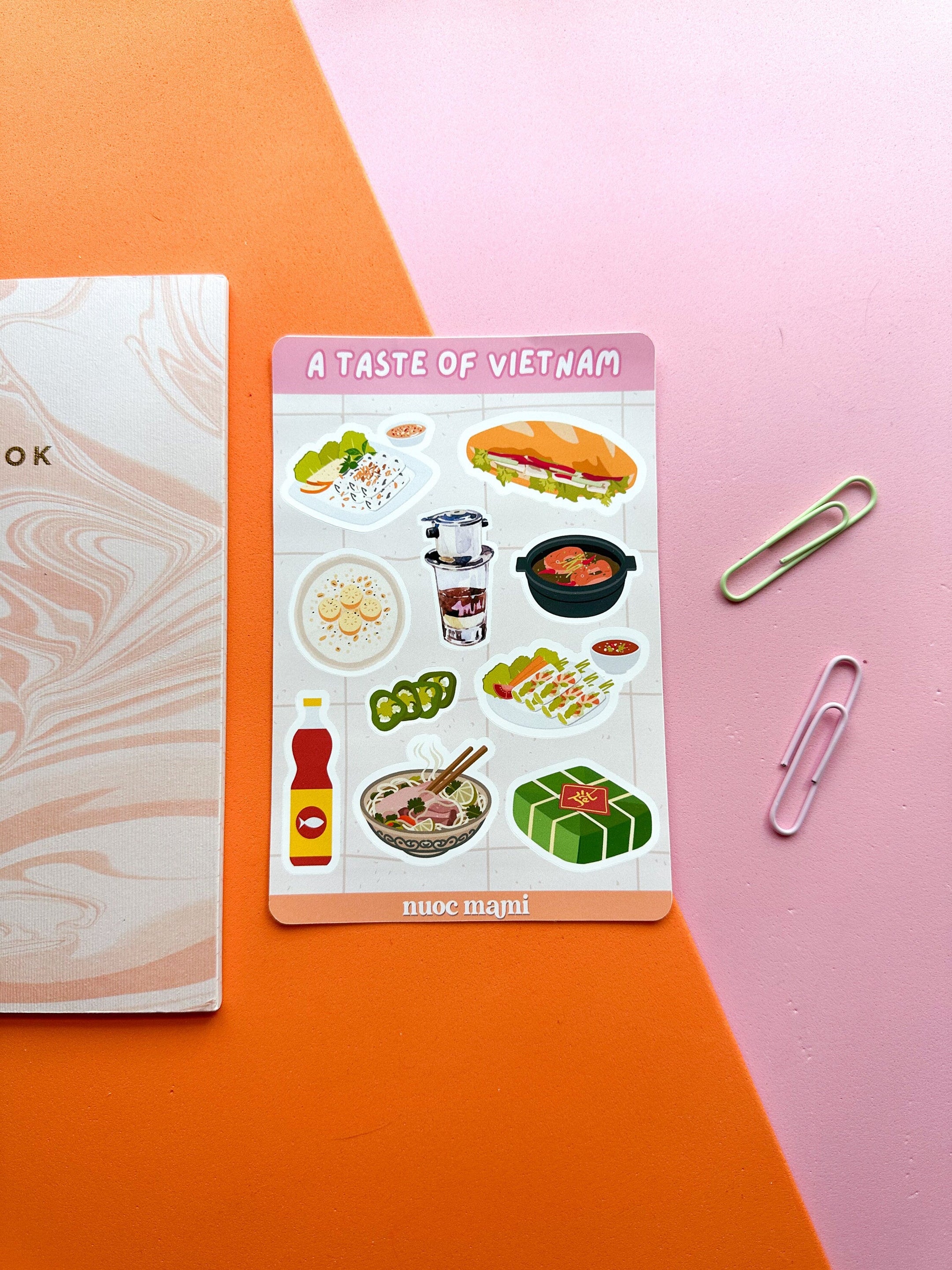 A Taste of Vietnam Sticker Sheet