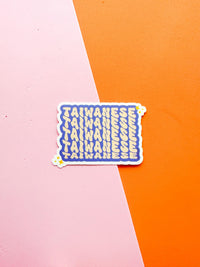 Taiwanese Vinyl Sticker